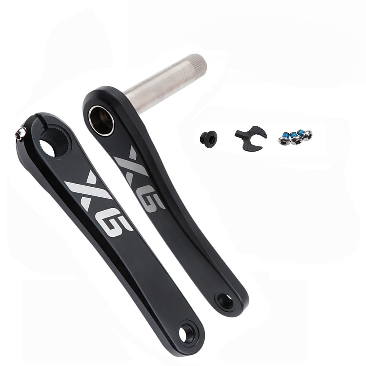 Pedivelle Integrate Cave GXP per Mountain Bike, 170 mm, 175 mm, in Lega CNC