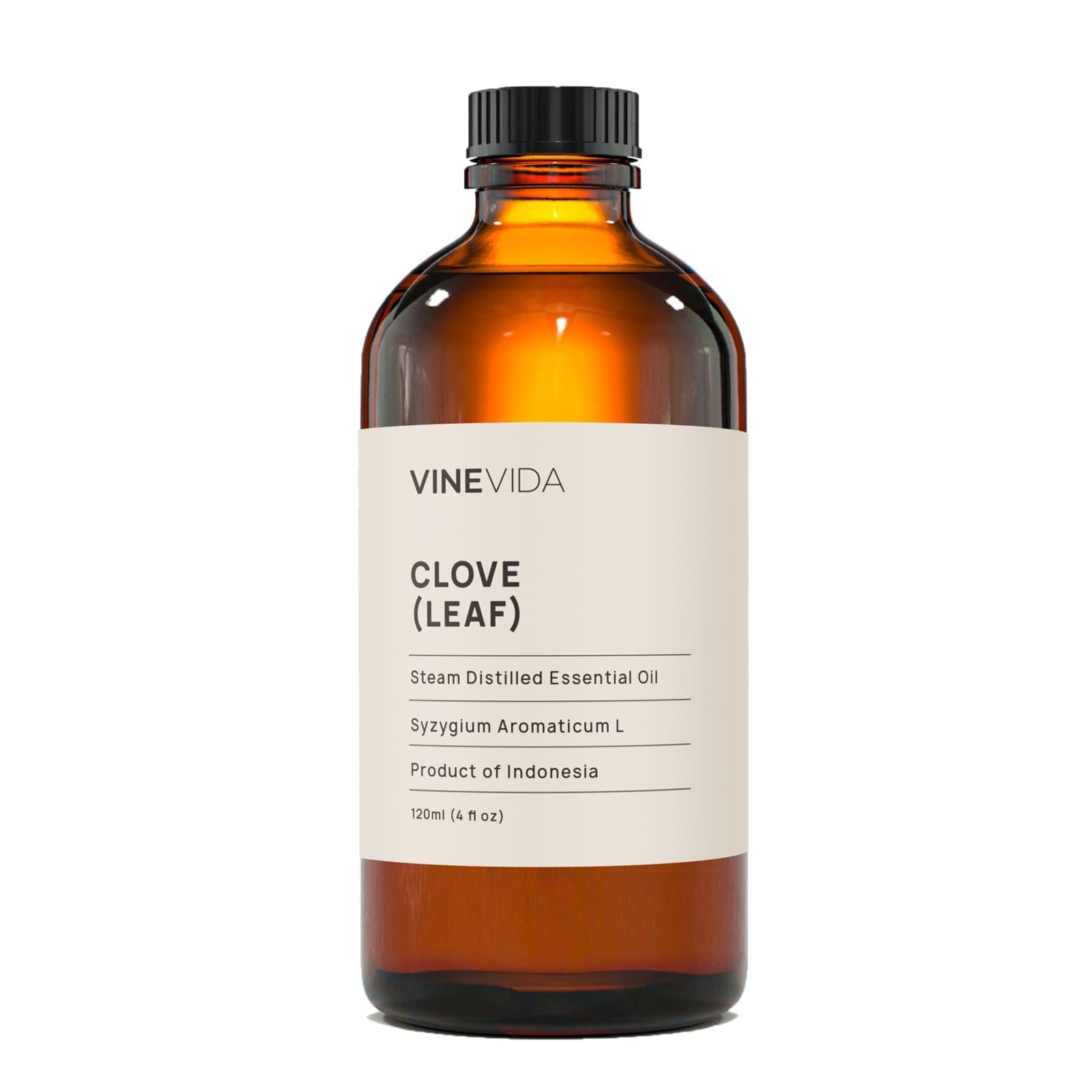 VINEVIDA Clove Essential Oil 4 oz - Undiluted, Clove Candle Oil Scent for DIY Candlemaking & Soap Making (Safe for Skin)