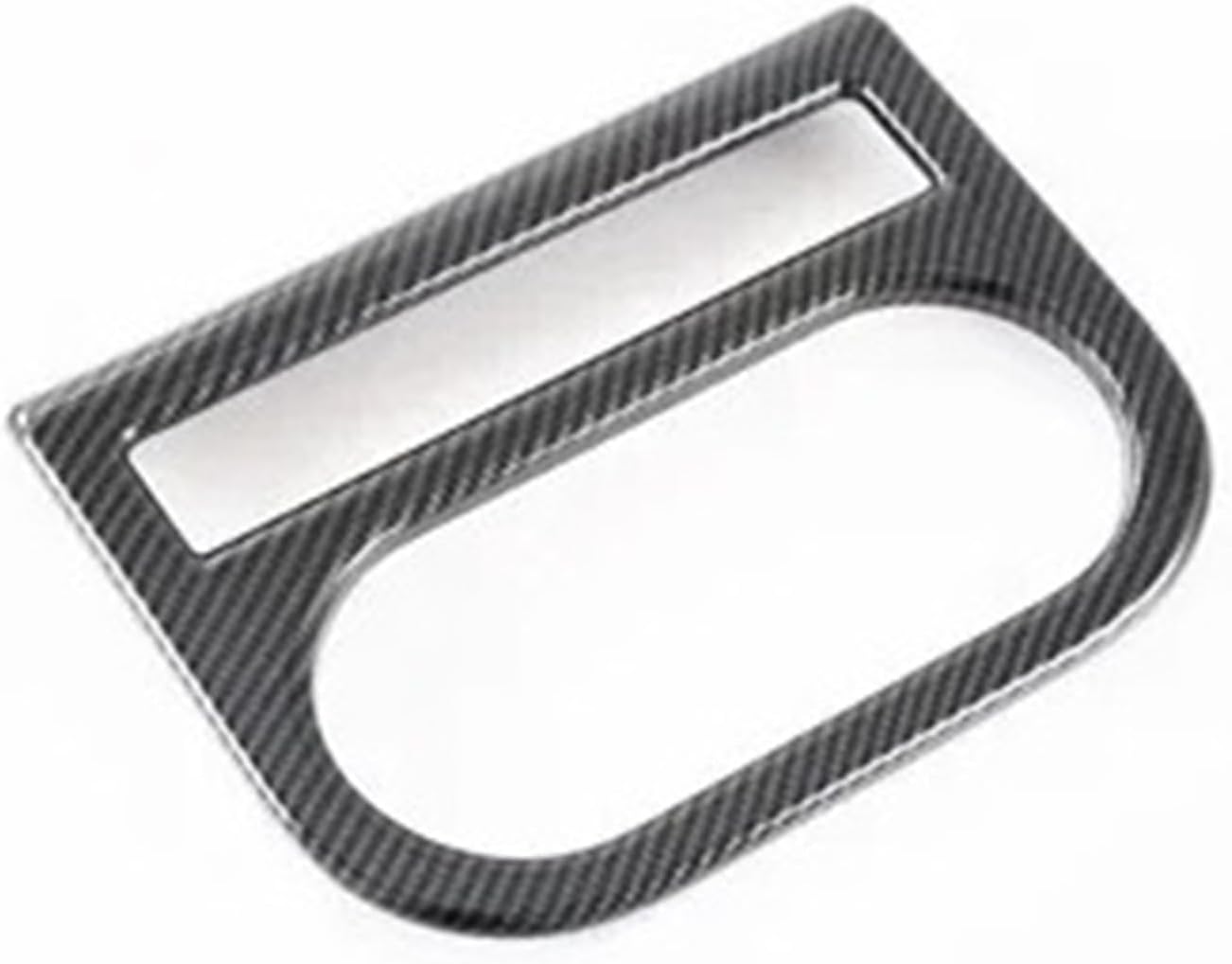 For Toyota BZ4X EA10 2022 2023 2024 ABS Carbon Fiber Door Armrest Window Lift Switch Cover Gear Shift Air Vent Cover Trims(Steering wheel Cover)