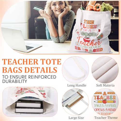 Chunful 10 Bolsas Tote para Maestros Lona Coloridas miniatura 5
