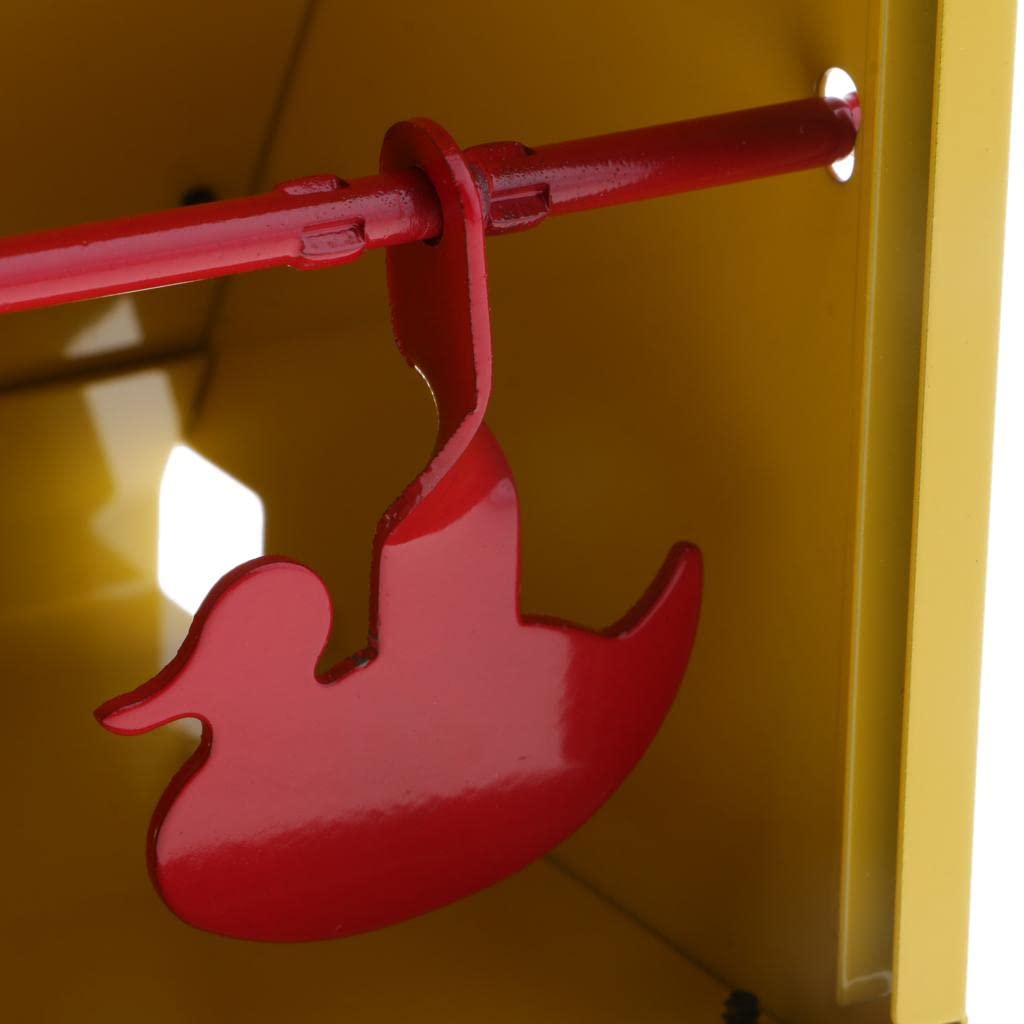 Integrated Shooting Target with Pellet Catcher for Training Yellow and Red