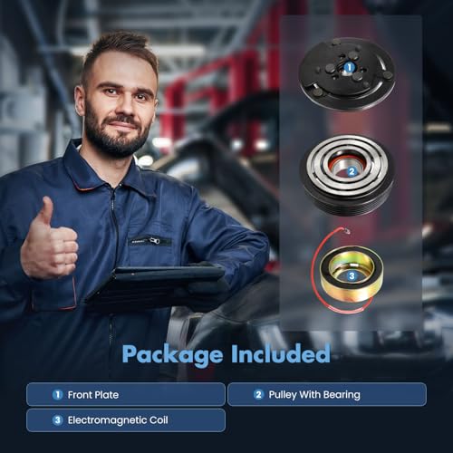 Image of ECCPP AC Compressor Clutch Kit for Freightliner Sprinter 2500 V6 3.5L 2008