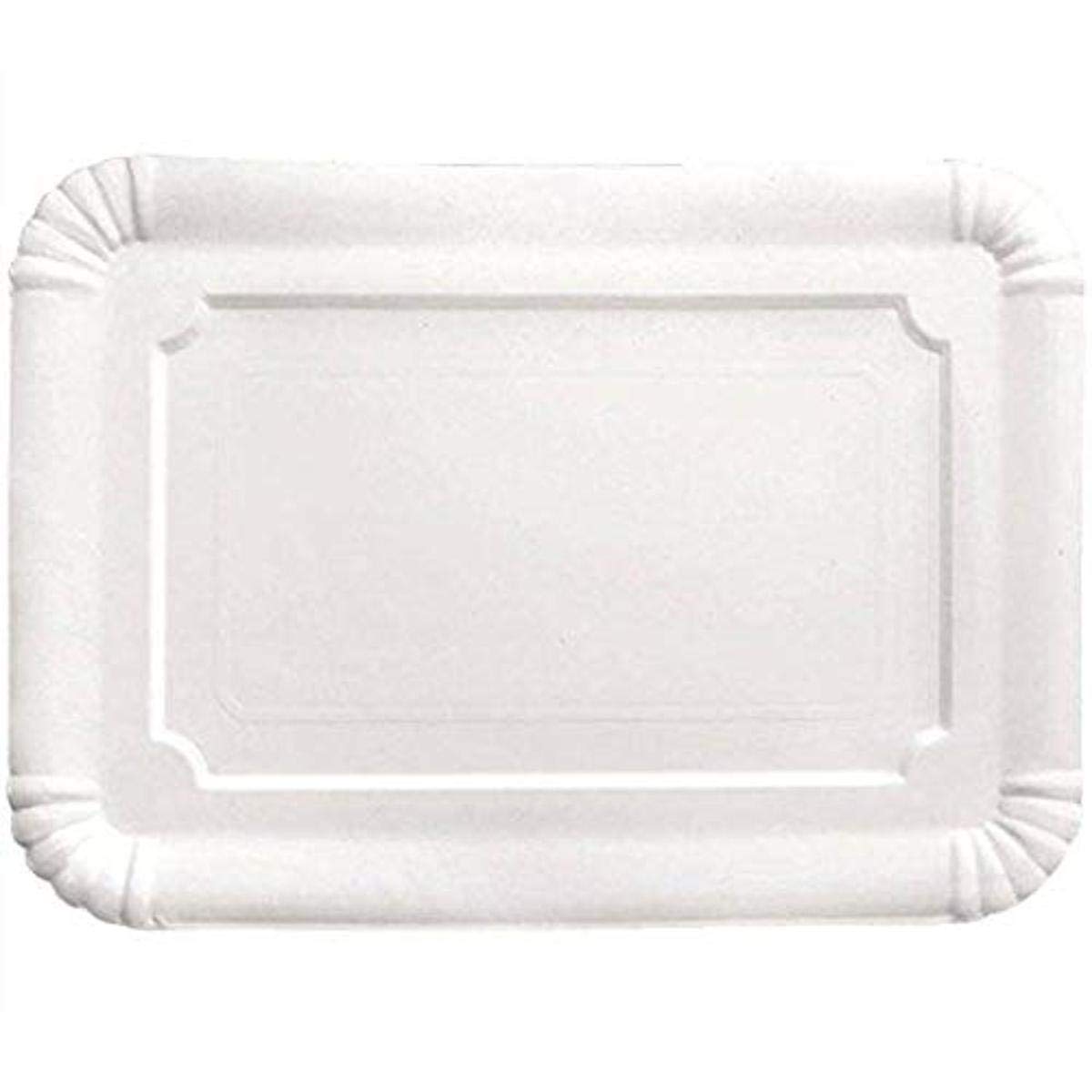 Ibili Plate Set Rectangular, White, 21 x 28 cm, 5-Piece