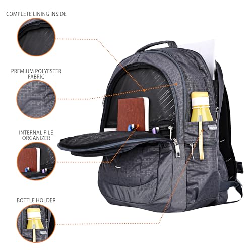 Image of Dhariwal Bags Exclusive For Railway Running Staff Backpack 4 compartments /Stylish and Trendy Backpacks for Unisex /Water Resistant and Lightweight Bags /Easy to Carry