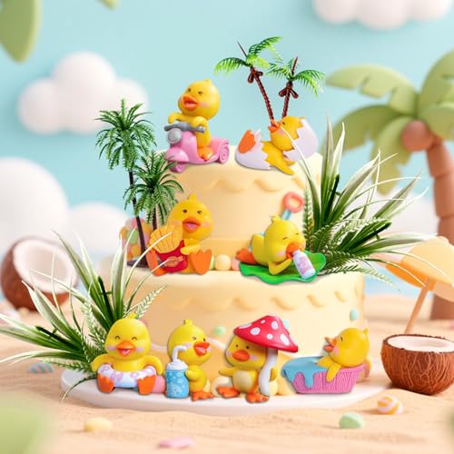 LAST HOE DOWN 14PCS Duck Cake Topper Duck Themed Birthday Party (white) by LAST HOE DOWN - Used condition - Image 6