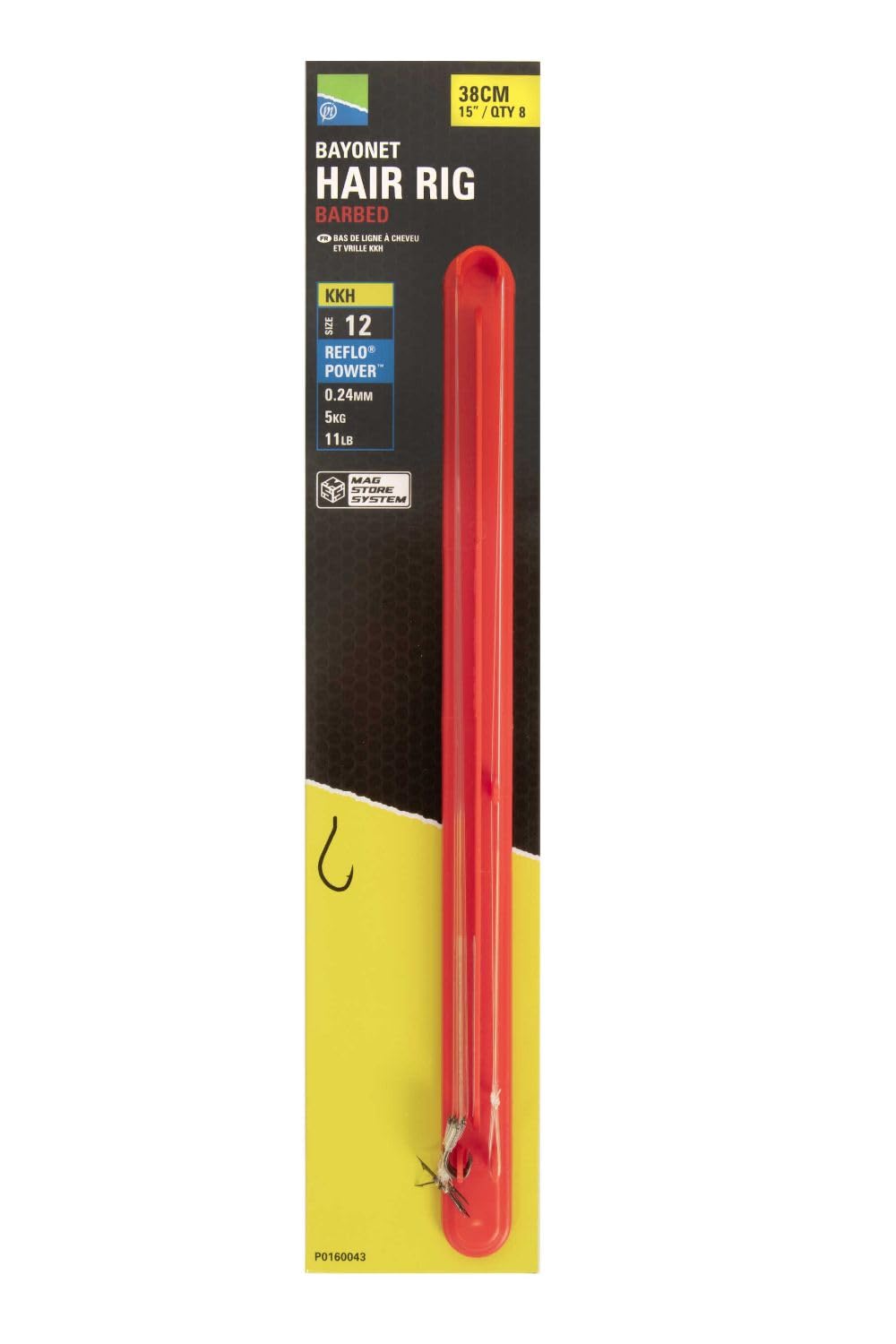 Preston Innovations KKH 4" Bayonet Hair Rigs Barbed (Size 10)