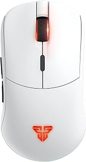 FANTECH Helios XD3 Symmetrical Wireless RGB Gaming Mouse, 16,000 DPI 6 Programmable Buttons Professional Grade Small Size Mouse, White