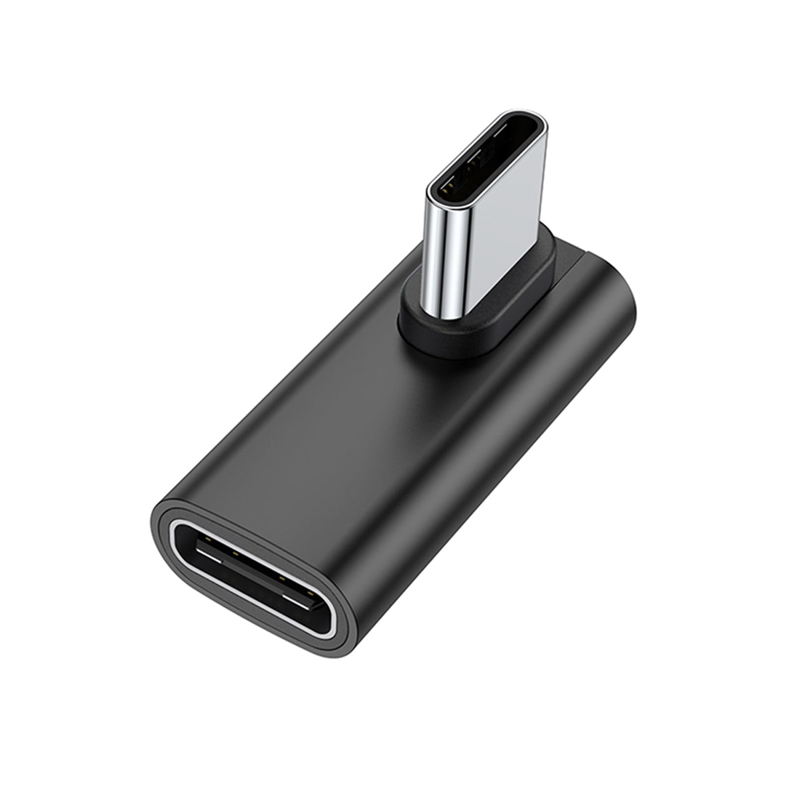 WLNEXT 90 Degree USB C to USB C Adapter 40Gbps USB C Female to USB Male Adapter Data Sync 100W Fast Charging Adapter for PC