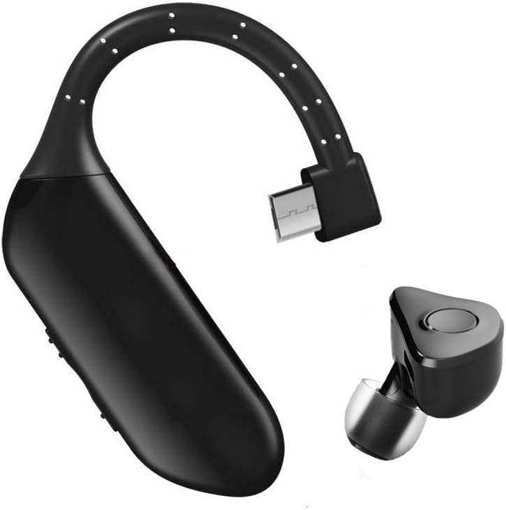 LanBaiLan Wireless Headphone Ear Hook Hands-Free Noise Cancelling in-Ear Earbuds with Mic