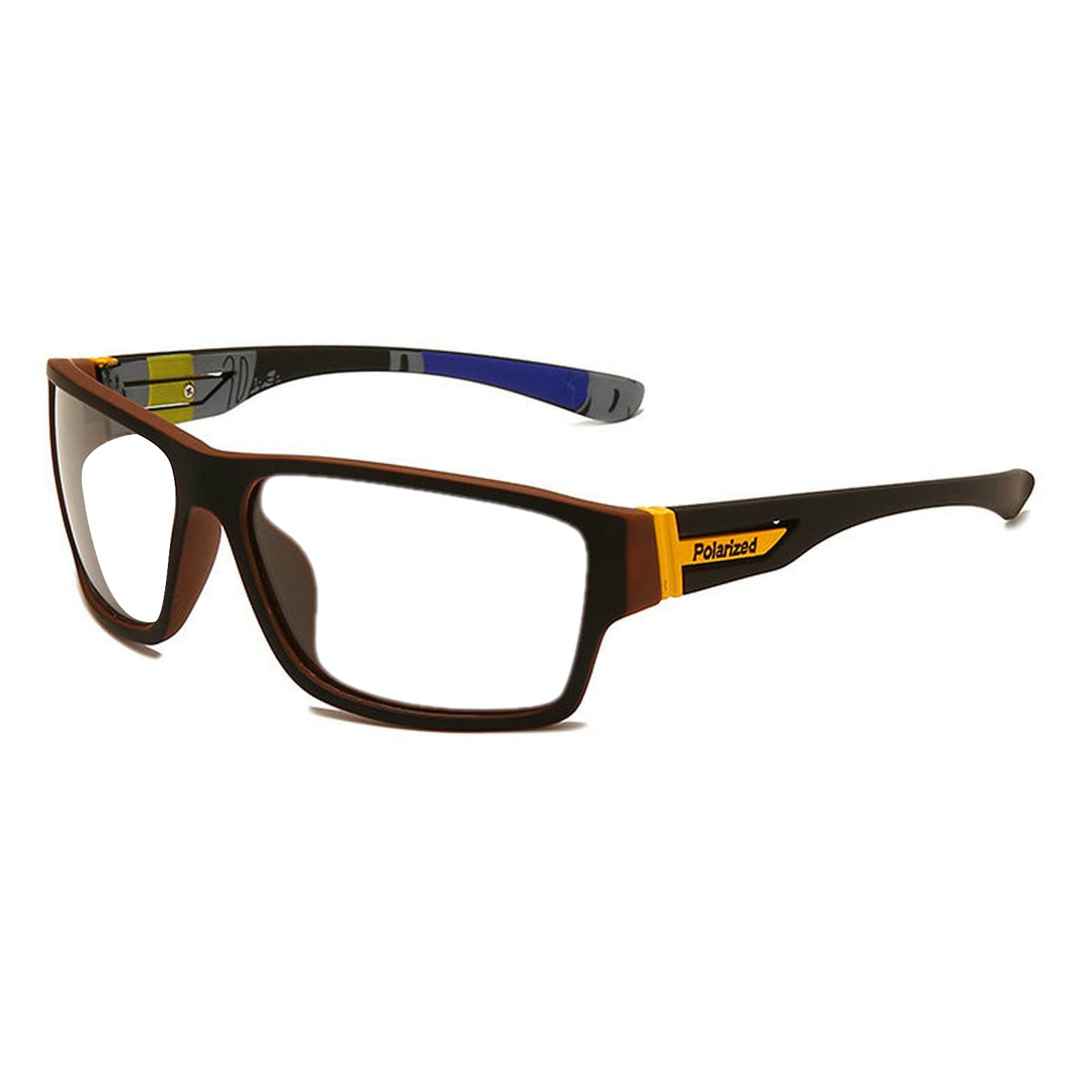 mincl Wrap Around Sport Blue Light Blocking Reading Goggles for Men Women Full Lens Magnifying Safety Glasses with Readers