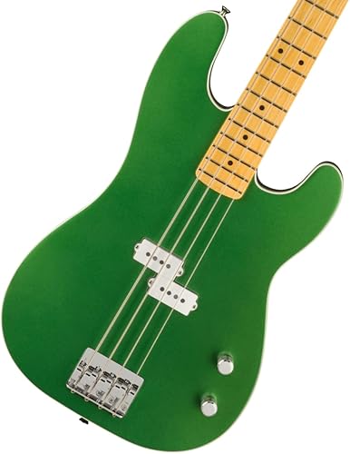 Fender Guitarra bajo de 4 cuerdas, derecha, verde velocidad (252402376)
