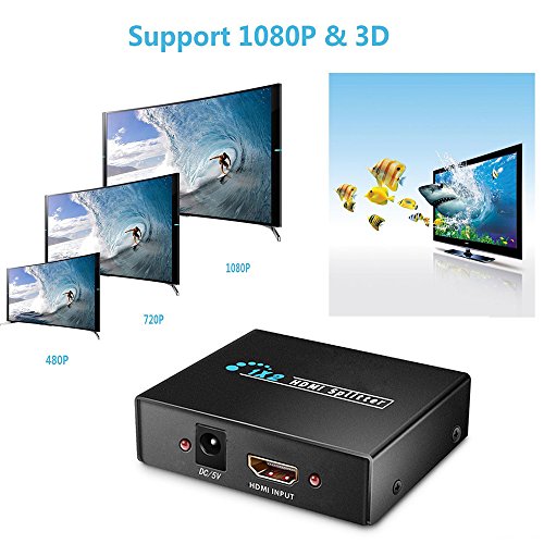 AGPtek Splitter HDMI 1x2 HDCP Compatibile V1.3