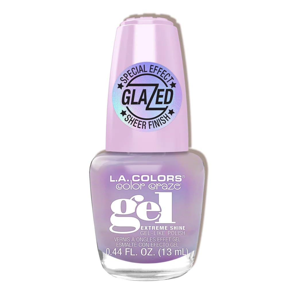 Amazon.com : L.A. COLORS Glazed Gel Polish, Dream Chaser CNL692W