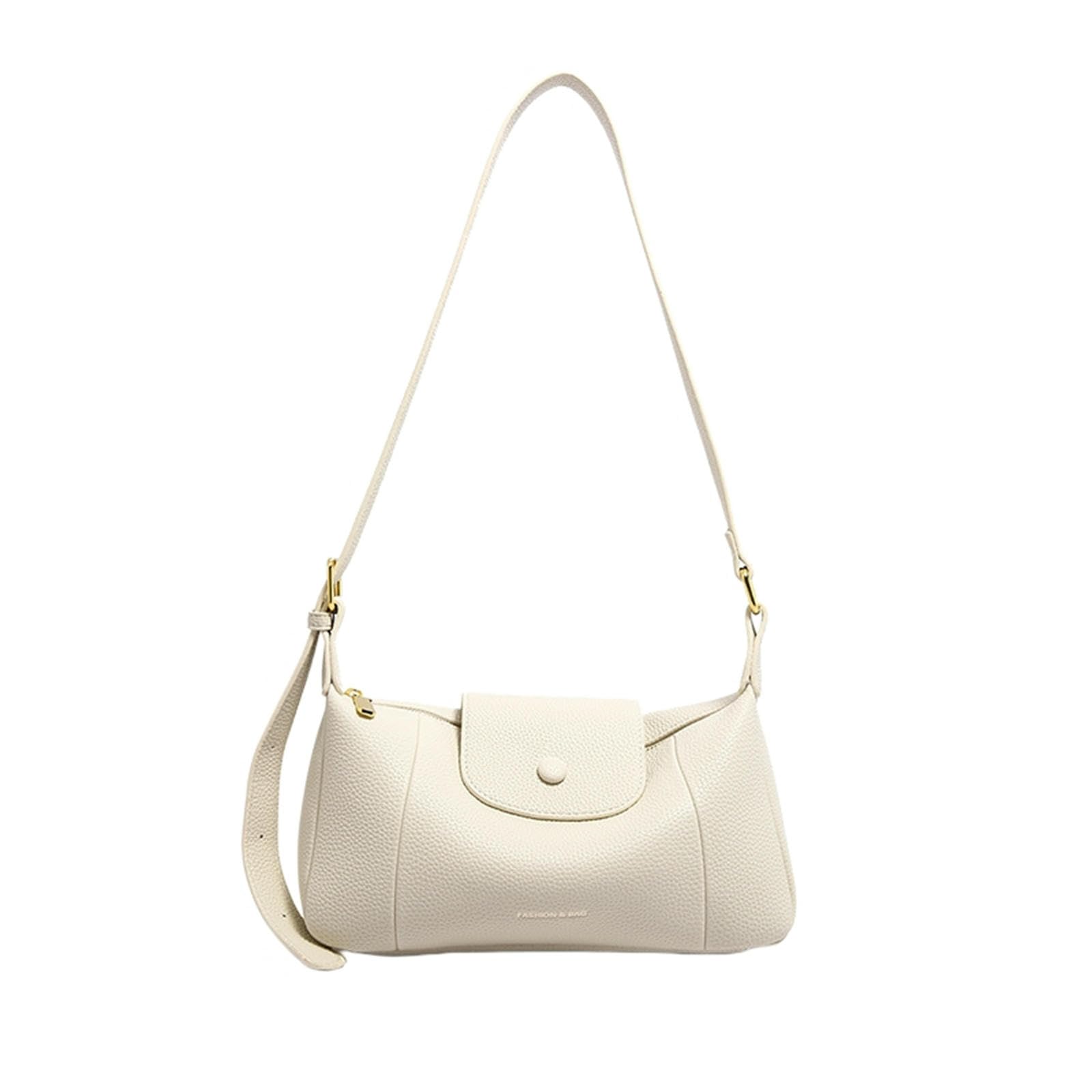 Borsa da Donna A Tracolla Versatile alla Moda-Bianco