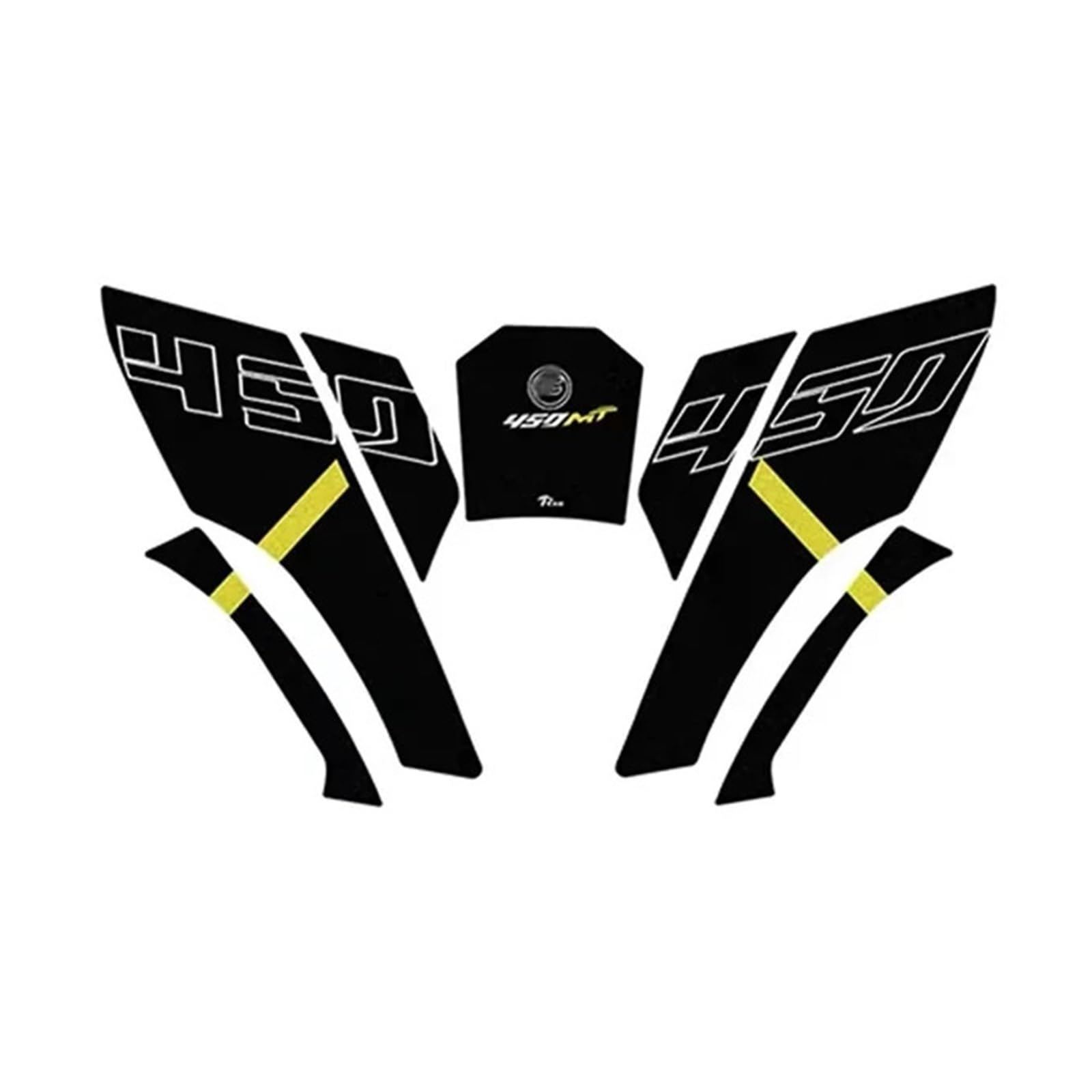 Motorcycle Side Stickers Fuel Tank Decal for CFMOTO 450 MT 450mt Tank Pad Protector Knee Pad Grip Pad Grips Stickers Tank Fuel Tanks Pads