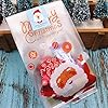50pcs Série Noël Sacs Bonbons Père Noël Neige Sac