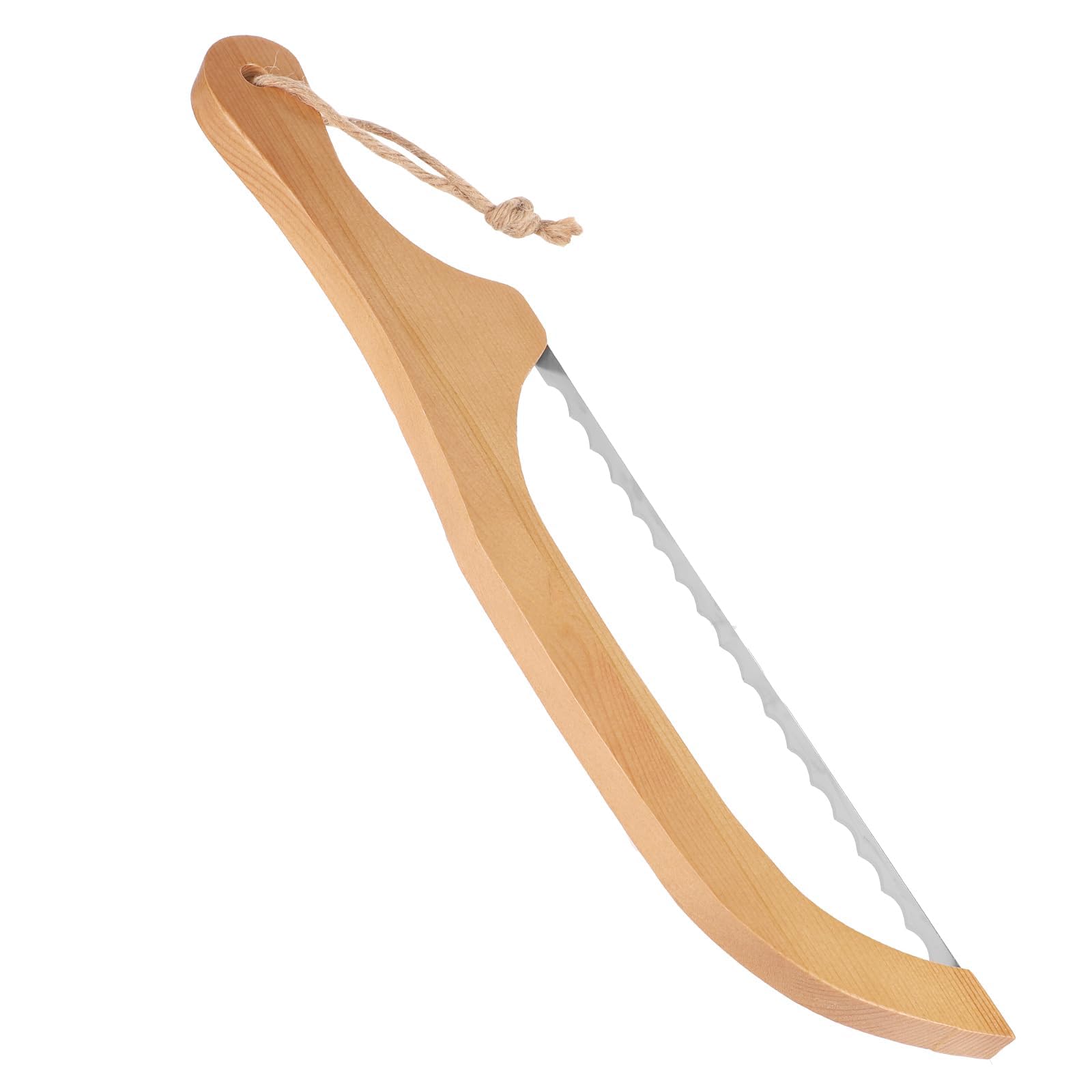 Sponsored Ad – NALACAL Bread Bow Knife for Homemade Bread, 15.7 Inch Stainless Steel Serrated Bread Slicer, with Wooden Handle Multi-Purpose Bread Saw Cutter for Cutting Bakery Bagel Making Tool, Ergonomic Handle