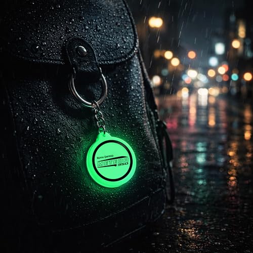 Image of Mi Glow Store Glow in Dark Keychain for Bike Men | Gift for Man | Bike Accessories | Charges in Light Glows in Dark | Key chain for Bike
