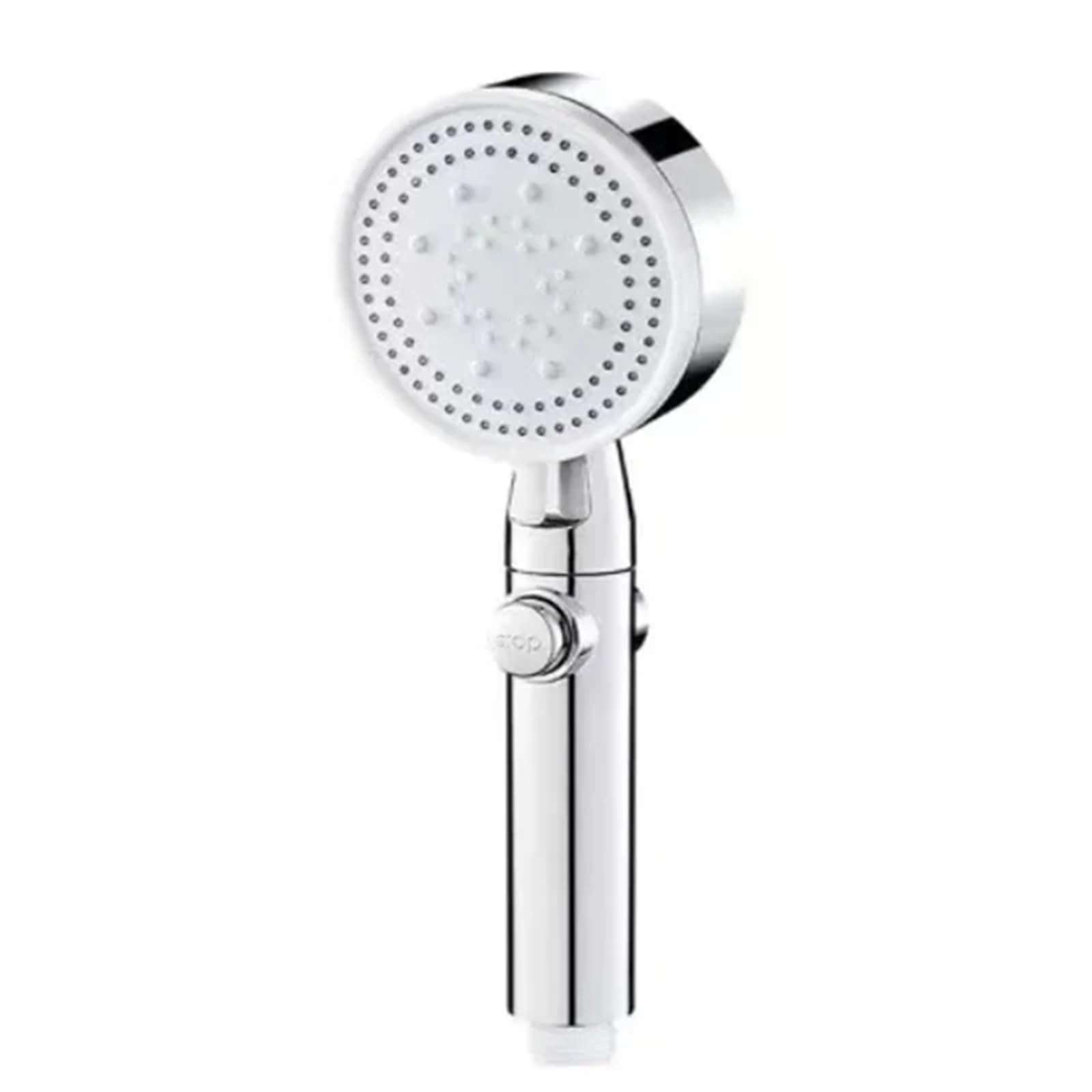 Shower Head High Pressure 5 Modes Adjustable Showerheads with Hose Water Saving One-Key Stop Spray Nozzle Bathroom Accessories Suitable for Showering(Silver)