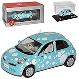 Aus Metall mit Plastikteilen J-Collection Nissan Micra K12 3. Generation Blau mit Blasen 2003-2010 1/43 Modell Auto