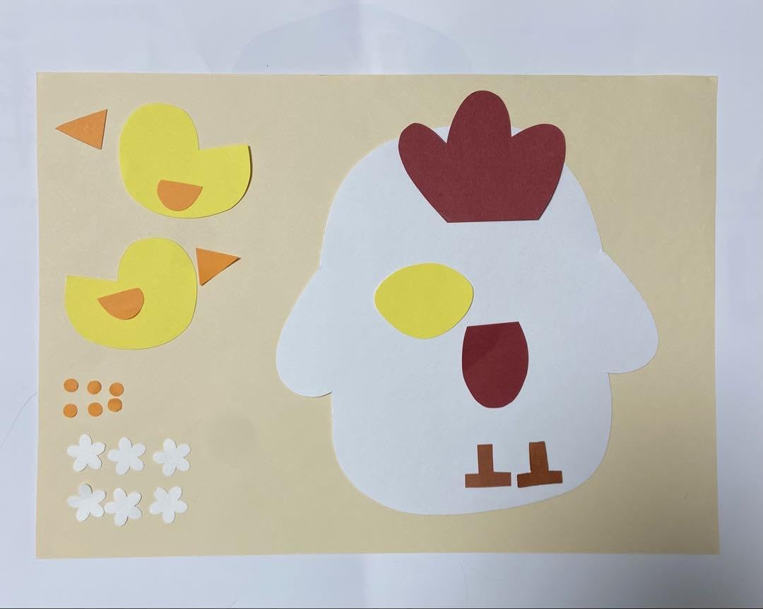 Amazon.co.jp: 製作キット保育 壁面にわとり 壁面春 壁面飾り春