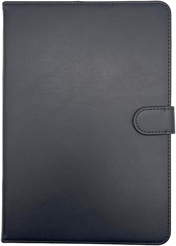 Groov-e Universal Folio Case 7-8โ Tablets - Compatible with iPad, Fire, Lenovo, Samsung - Black Faux Leather Case with Integrated Stand for 7-8 Inch Tablets - UK
