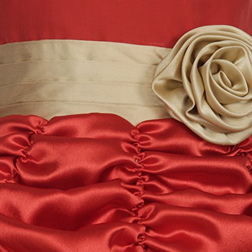 Image of SOFYANA Satin Formal Special Occasion Dress for A Young Girl Dressy Children's Wear Frock
