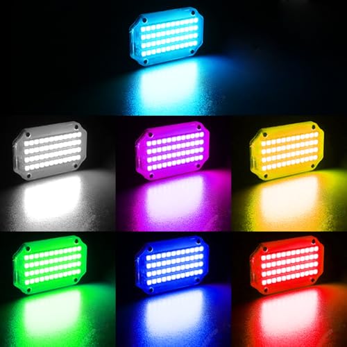 Jeux de lumière stroboscope LED couleur avec télécommande sans fil - 3