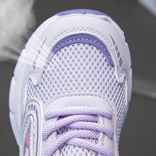 IWIHMIV Kids Tennis Shoes Girls' Sneakers Slip on Boys Kids Sneakers Lightweight Breathable Running Walking Shoes4