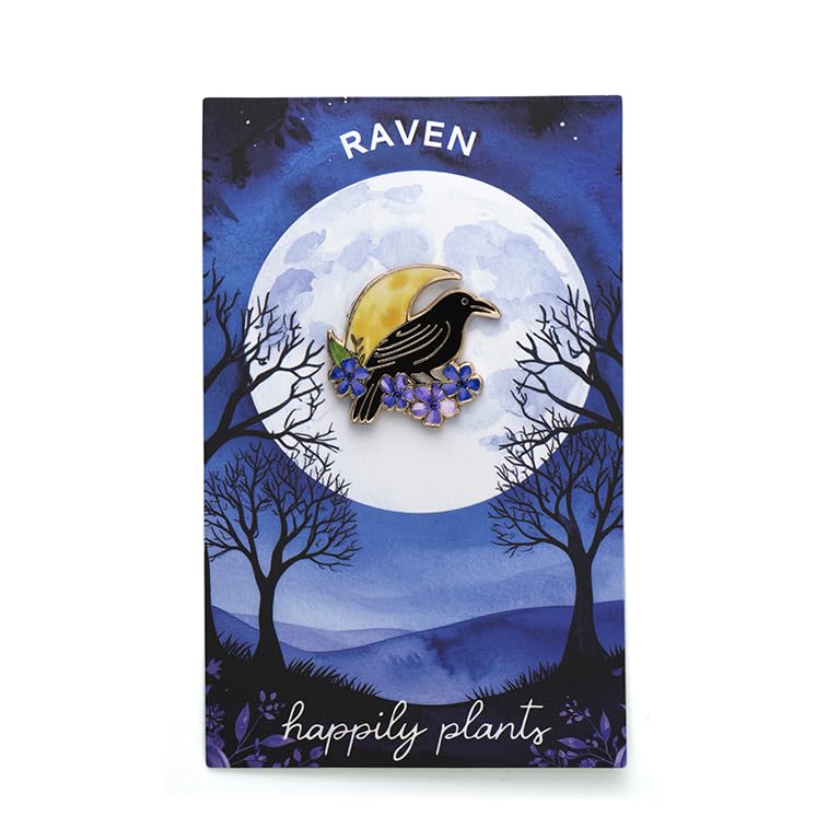 Raven Pin – Poe Pins, Gothic Jewelry, Spooky Accessory for Edgar Allan Poe Gifts & Literary Gifts Collectors2