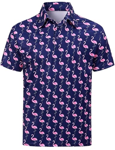 Men's Flamingo Golf Shirt