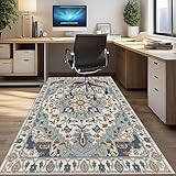 Protector Suelo Silla Ruedas, Alfombra Protectora para Silla de Oficina, Protector Suelo Enmoquetado, Alfombra Silla Gaming, Antideslizante, Tapete de protección de Madera/baldosas 140 x 160 cm