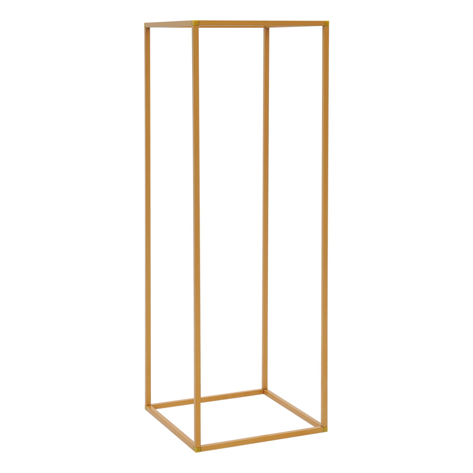 Blumenständer aus Metall für Hochzeiten 20 Stück geometrische Dekoration | 20er Set – platzsparende Lagerung durch einfaches Zerlegen Gold