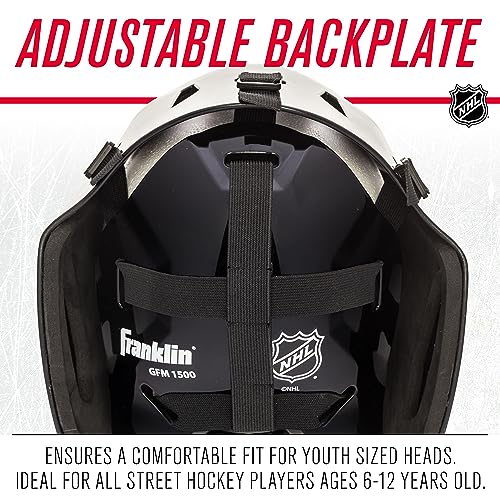 image for Franklin Sports Chicago Blackhawks NHL Hockey Goalie Face Mask - Goali