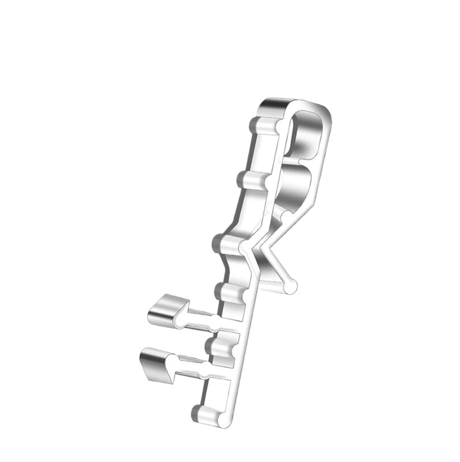12 Pcs Window Curtain Clip Blinds Hooks Clips Valance Retainer Component Clear for Header