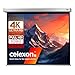 Produktbild celexon Professional Plus Rollo-Leinwand 140" | 280x210 cm 4:3 | manuell ausziehbare 4K, Full-HD Beamer-Leinwand für Büro-Präsentationen & Heimkino-Projektionen | Wand- & Deckenmontage