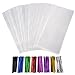 Price comparison product image Outus 300 Pack Clear Treat Bags Clear Cello Bags with 320 Pieces Twist Ties 8 Colors for Wedding Cookie Gift Candy Buffet Supply Valentine Chocolates(3 x 4 Inches)