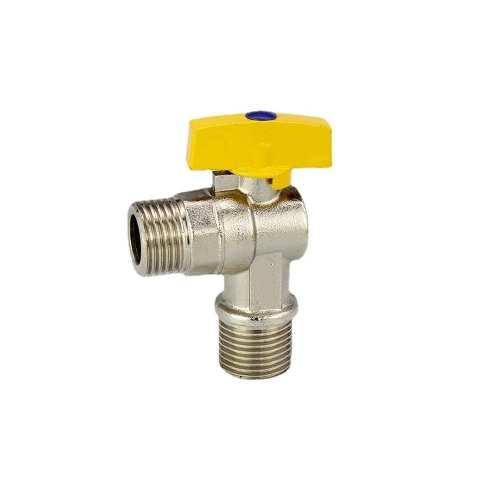 Válvula de bola de codo DN15 de 1/2 pulgada en latón para control de agua y gas