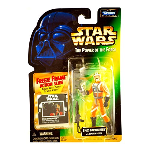 Star Wars, The Power of the Force Freeze Frame, Biggs Darklighter Action Figure, 3.75 Inches
