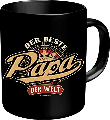 RAHMENLOS Original Kaffeebecher für den besten Vater: Der Beste Papa der Welt - Im Geschenkkarton 2631