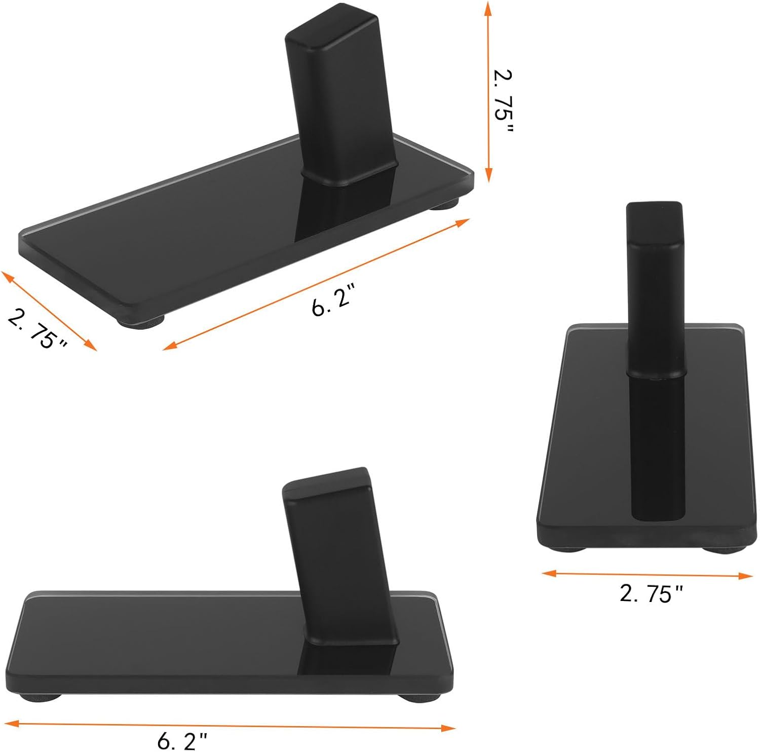 Display Stand Stable Glass Base Pistol Rack Rifle Rack Holding Rifle for Gun Safe Storage Organizer Display