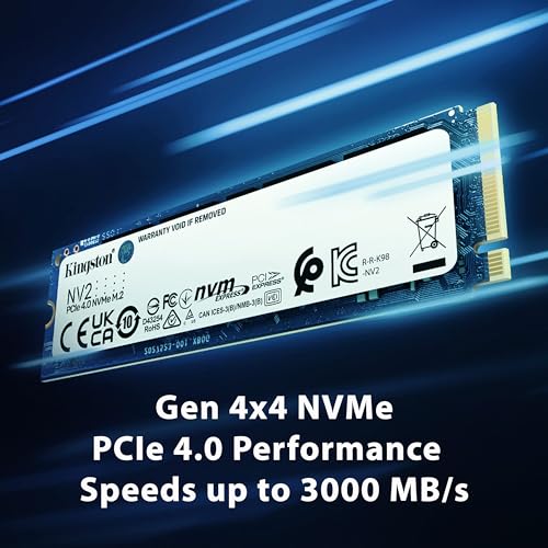 Image of Kingston NV2 PCle 4.0 NVMe M.2 Internal SSD Up 500GB to 3500 MB /s (Pack of 2)