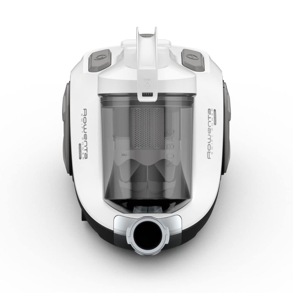 Rowenta RO2957 Swift Power Cyclonic, Aspirateur à remorquage sans Sac, Teconologie Cyclonique, Animal Kit, Rayon de 7.6 m, Filtrage jusqu'à 99.98%