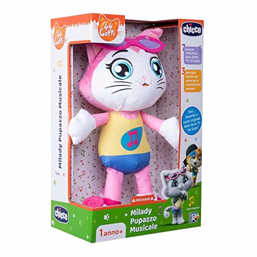 Pelúcia Milady dos 44 Gatos, Chicco, Chicco, Colorido