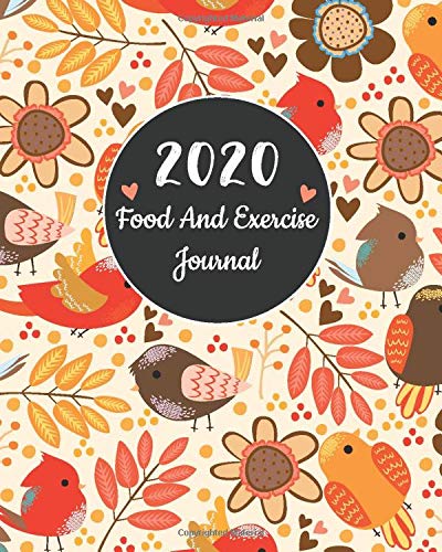 Food And Exercise Journal 2020: Exercise Fitness Journal Weekly Planner Tracker Weight Loss