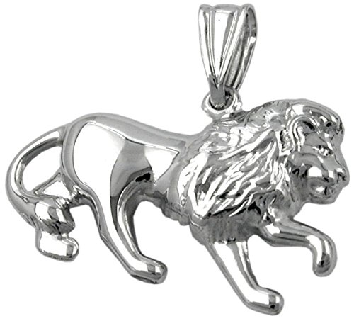 Ciondolo Leone In Oro Giallo 18k Con Zirconi | GV - Foto 5