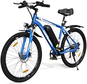 COLORWAY Bicicleta Eléctrica para Adultos, Bicicleta de Montaña de 26", EBike de Paseo con Batería Extraíble de 36V 15Ah, Pantalla LCD, Doble Freno de Disco ebike