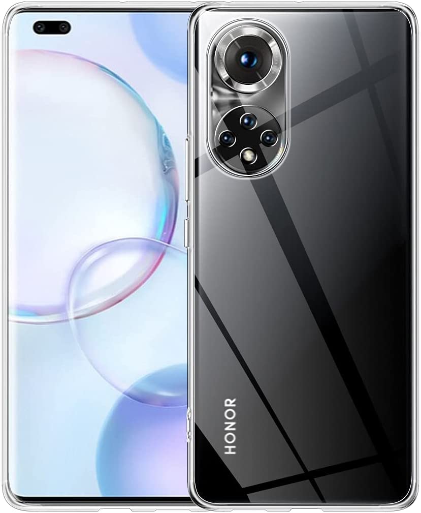 Cover WEIOU Per Huawei Honor 50 E Nova 9 – Custodia In Vetro Temperato 9H Con Bordo TPU, Effetto Sfumato - 3