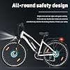 HITWAY Vélo Électrique, 28" Vélos à Assistance Électrique, Ville E-Bike avec Batterie Amovible 36V 12Ah, Moteur 250W, 7 Vitesses, E-Bike Urbain pour Adulte Homme Femme Autonomie jusqu'à 35-90km #5