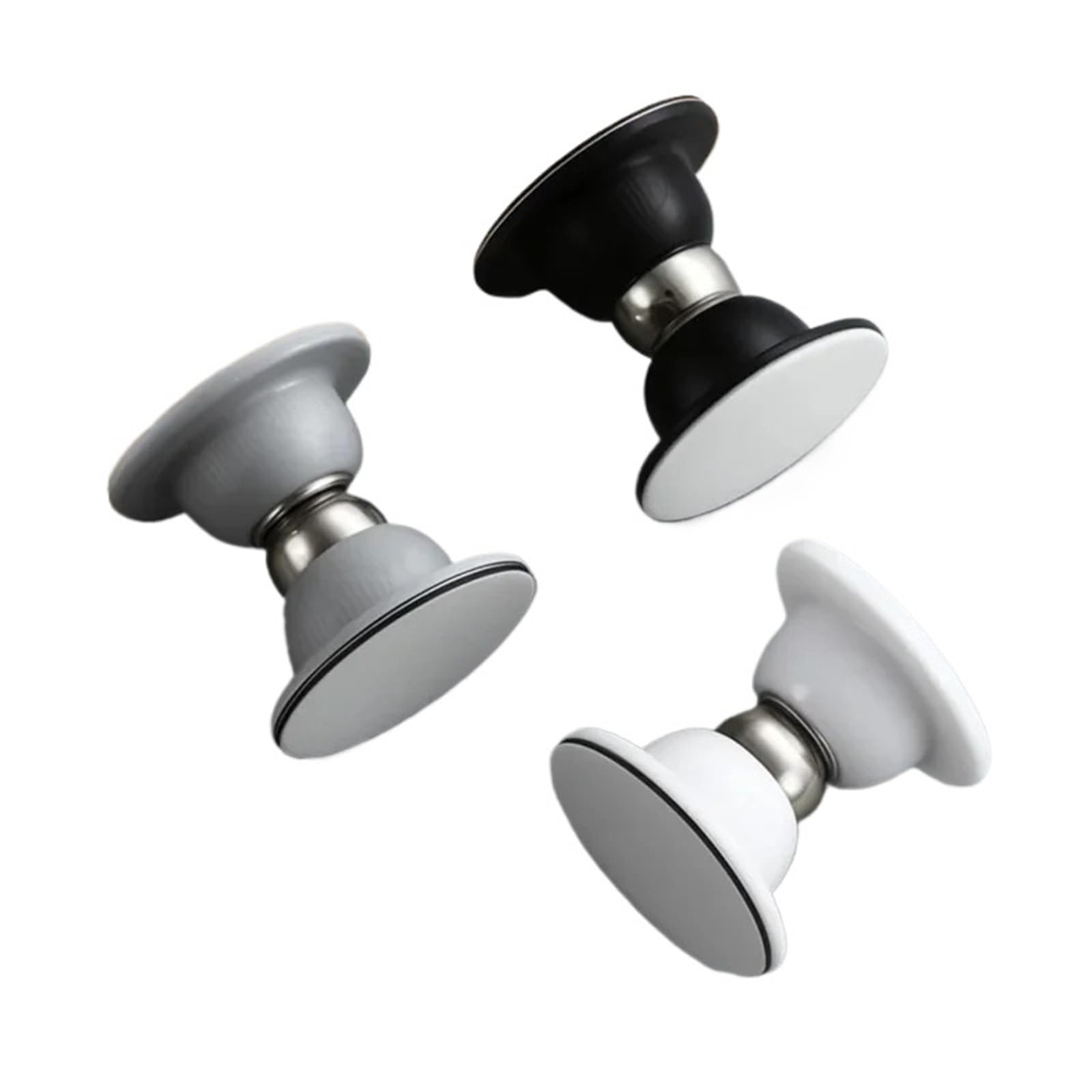 1pcs Silicone Anti-Collision Magnetic Door Stopper Bedroom Study Buffer Door Suction No Punching Strong Bonding